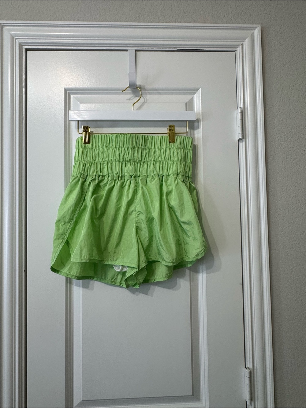 FP Movement by Free People Lime Green High-Rise The Way Home Athletic Shorts